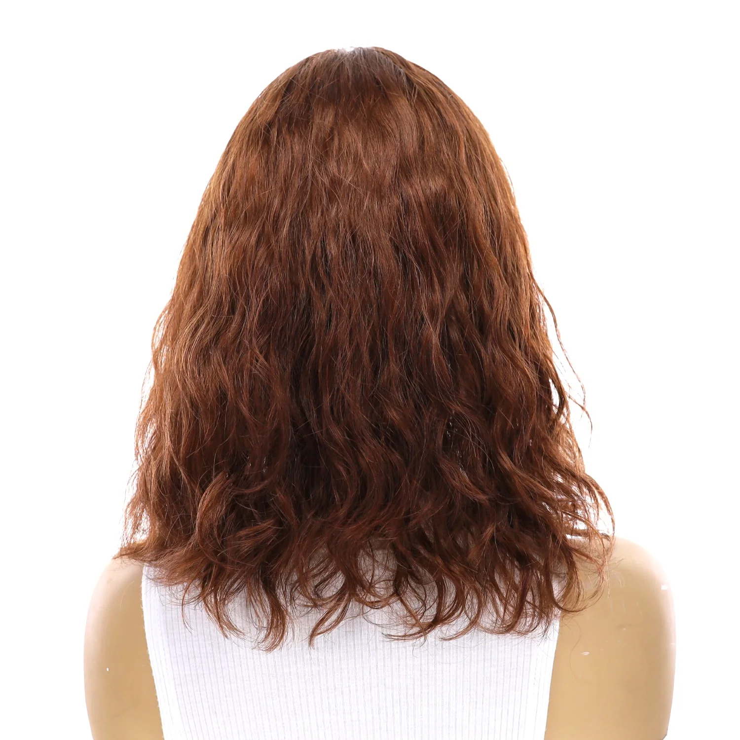 16" Divine Lace Top Topper Auburn Wavy - Image 3