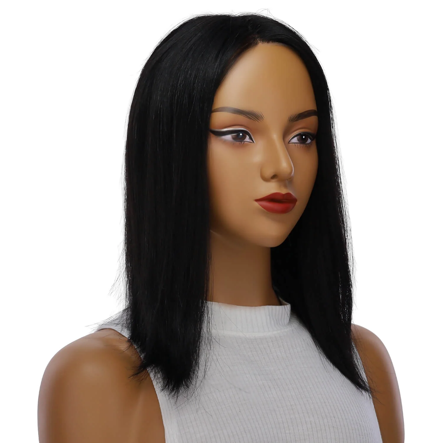 16" Divine Lace Top Topper Jet Black