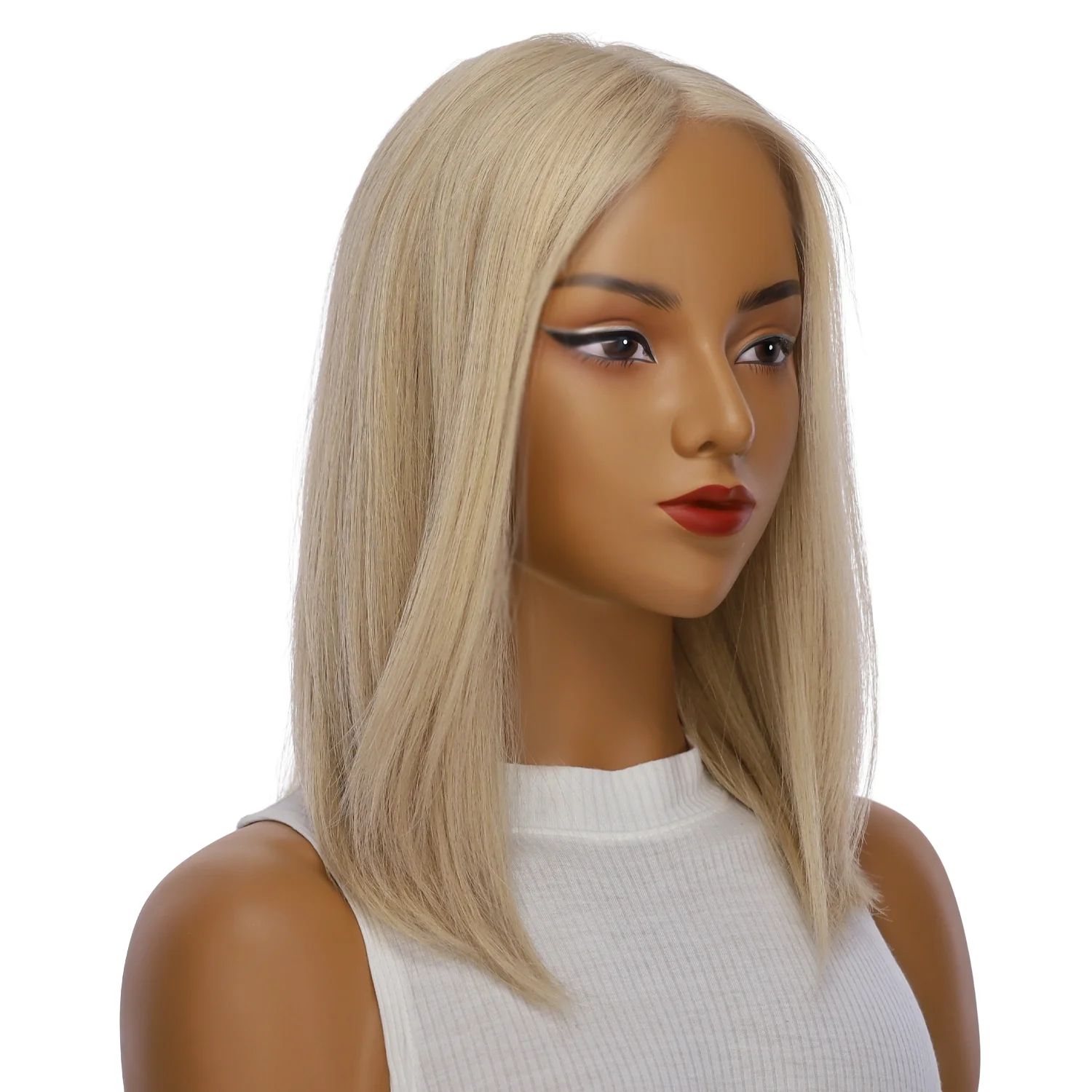 16" Divine Lace Top Wig Beige Blonde w/ No Rooting