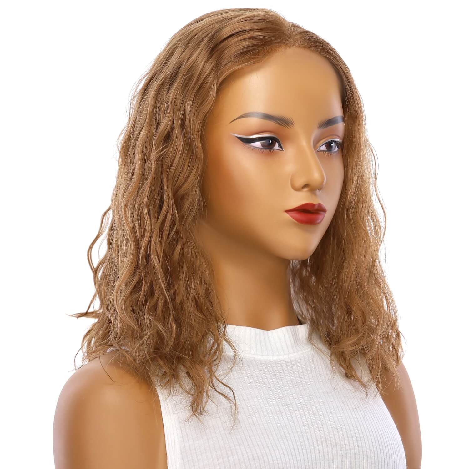16" Divine Lace Top Wig Strawberry Blonde Wavy