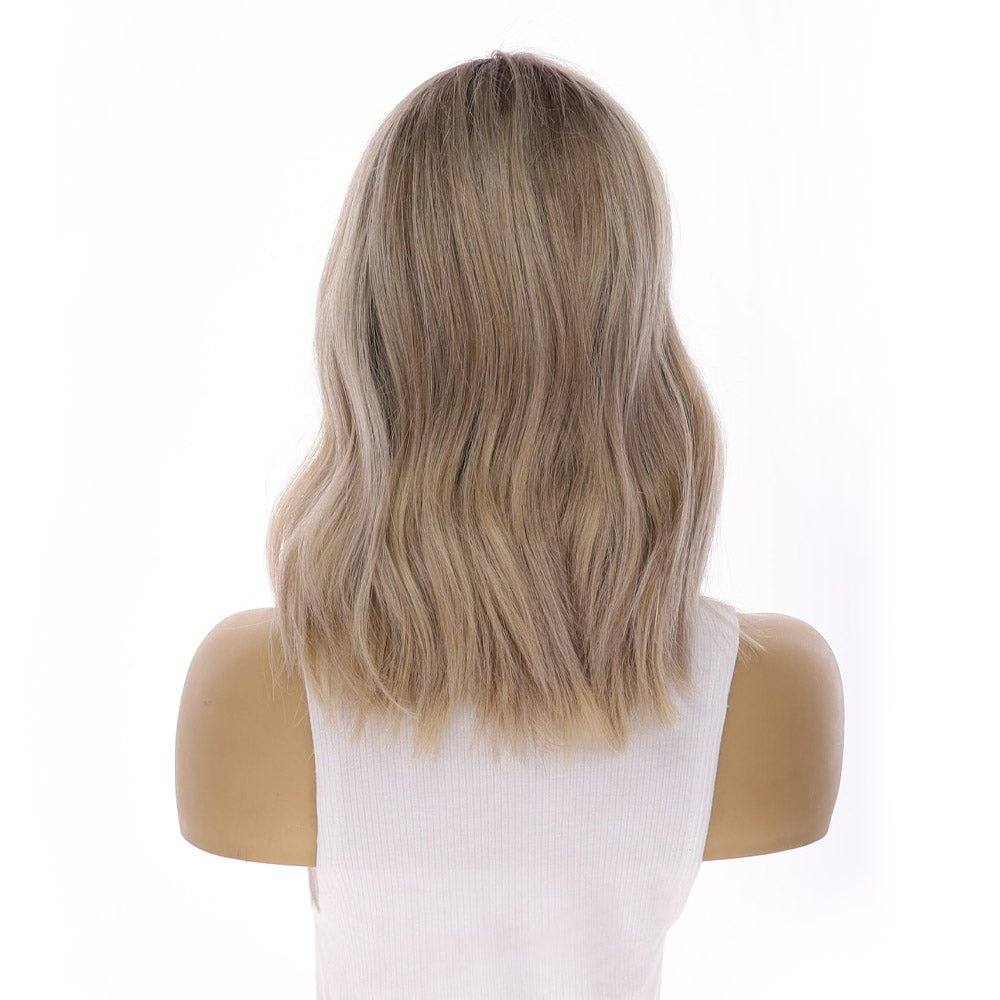16" Divine Luxe Lace Top Wig #Light Brown w/ Custom Color - Image 4