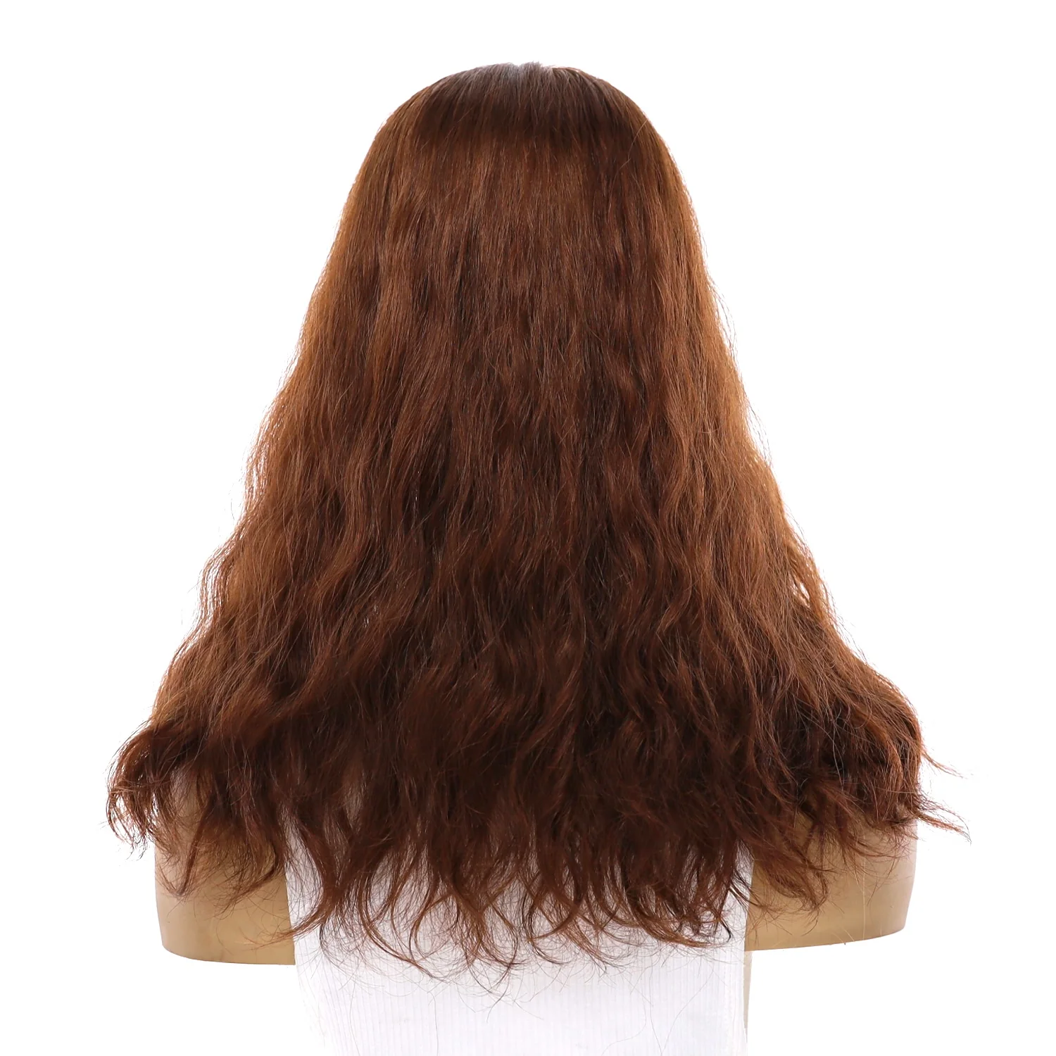 18" Emerald Silk Top Topper Auburn Wavy - Image 3
