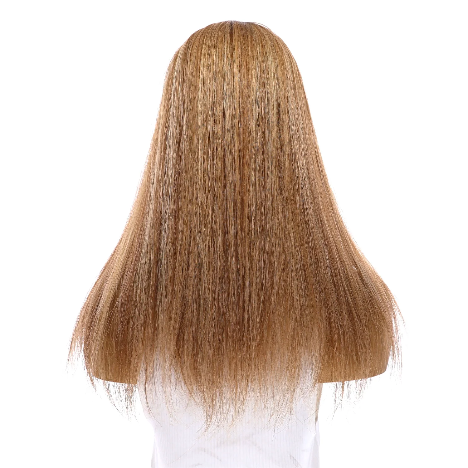 18" Emerald Silk Top Topper Medium Blonde with Highlights - Image 3