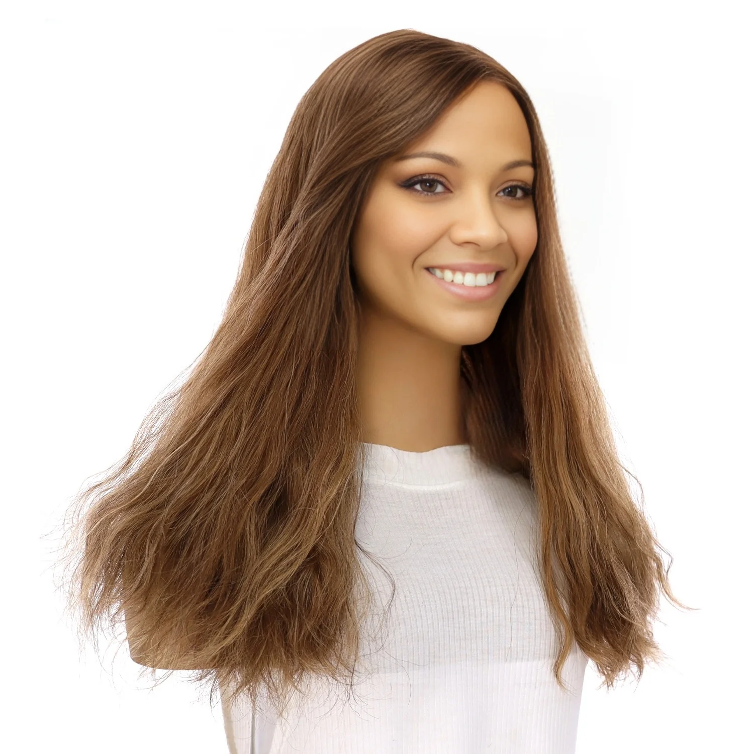 20" Princess Silk Top Wig Light Brown Babylight Wavy