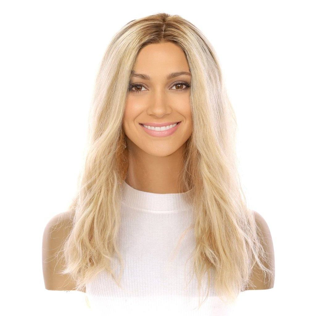 22" Reese Silk Top Wig Beige Blonde Wavy - Image 2