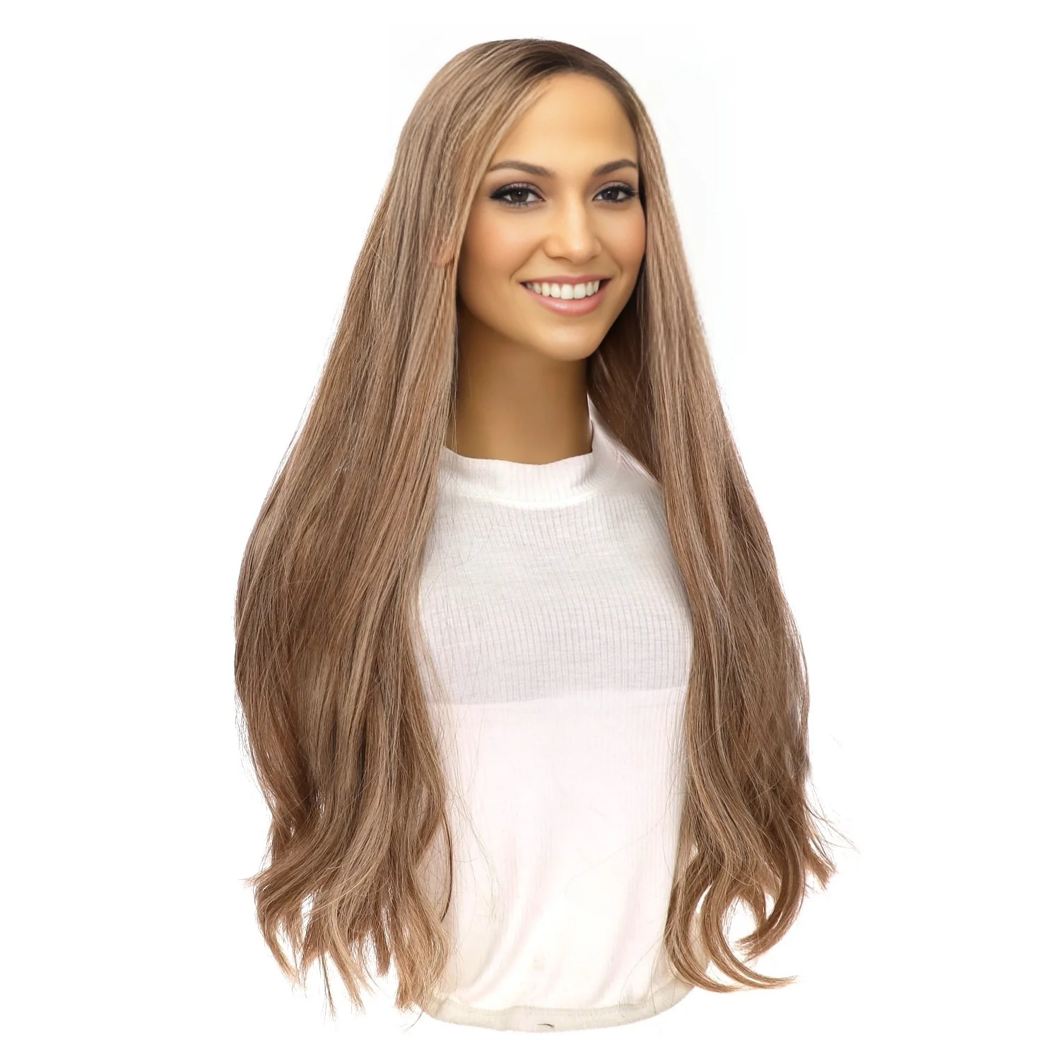 26" Divine Lace Top Topper Ashy Blonde w/ Highlights