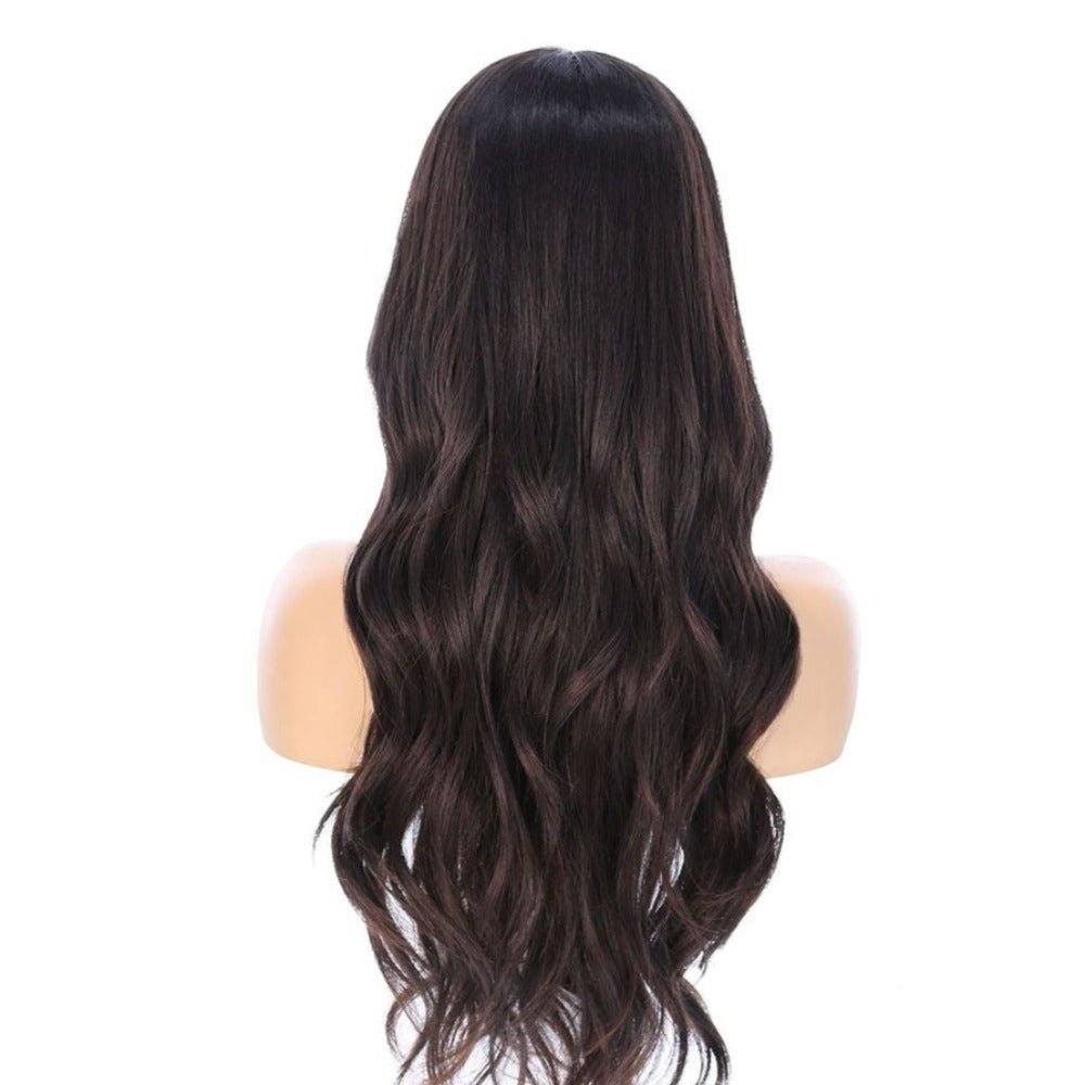 26" Ponytail Silk Top Wig Soft Black - Image 4