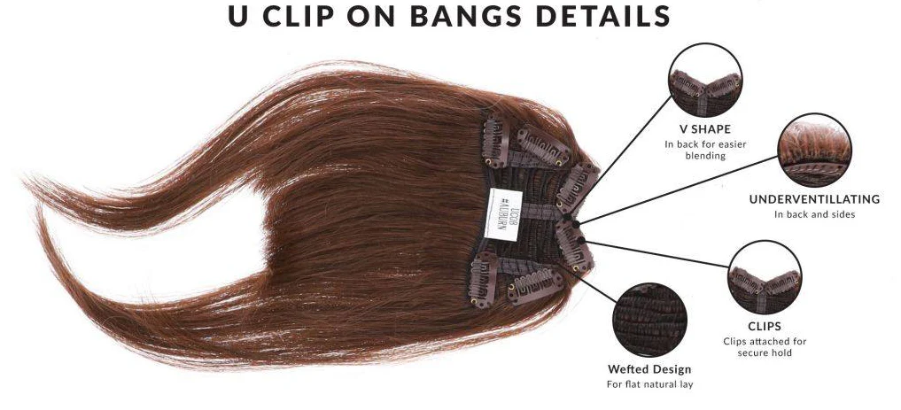 U-Clip on Bang Light Brown Babylight - Image 4