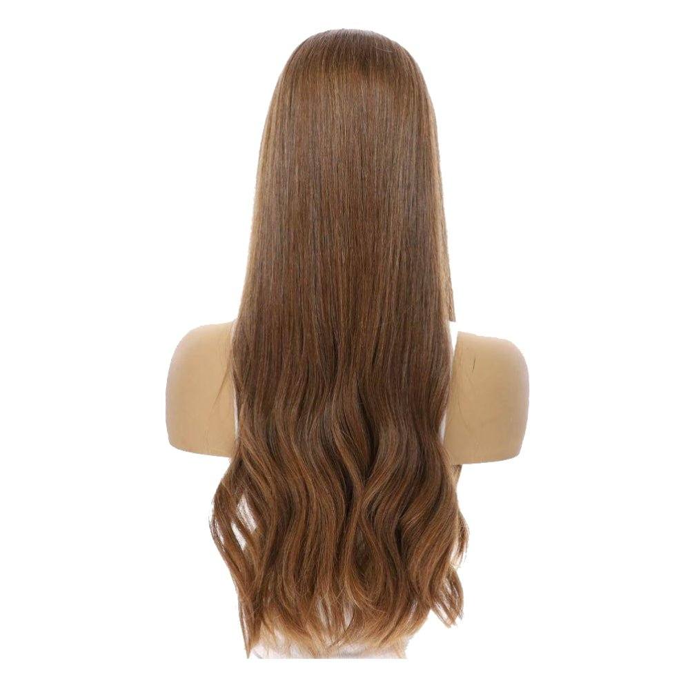 26" Divine Luxe Lace Top Wig #12 Warm Light Brown - Image 4